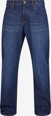 Urban Classics Loosefit Jeans in Blauw: voorkant