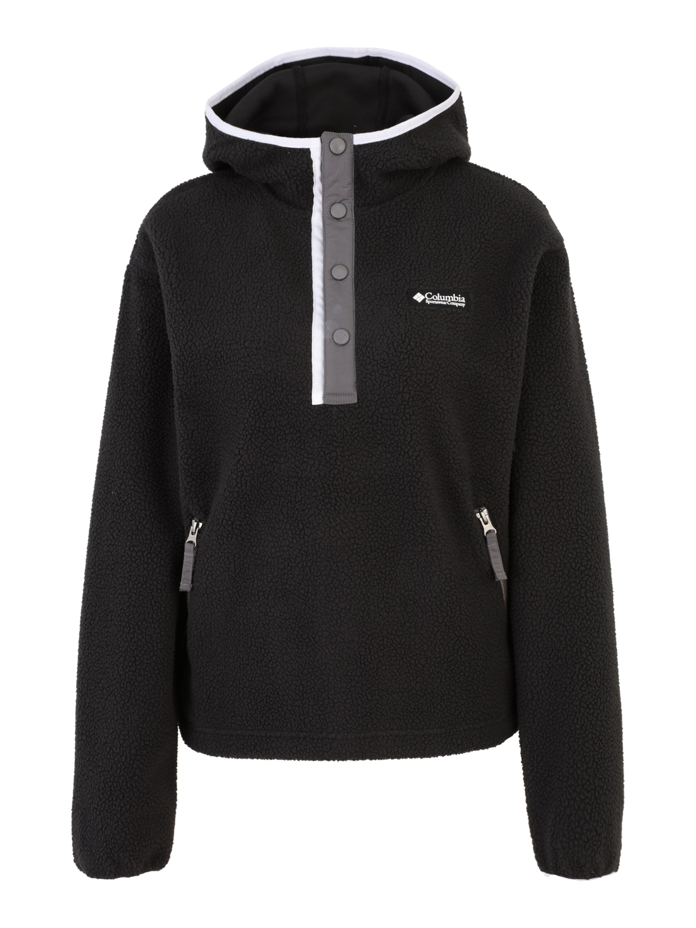 COLUMBIA Športen pulover 'Helvetia II' | temno siva / črna / bela barva, Prikaz izdelka