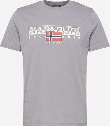 NAPAPIJRI Shirt 'S-AYLMER' in Grey: front