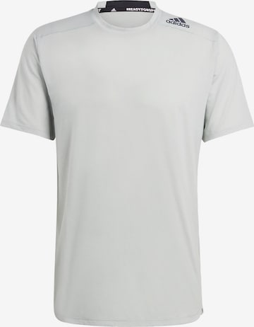 ADIDAS SPORTSWEAR Performance Shirt 'Designed for Training' in Grey: front