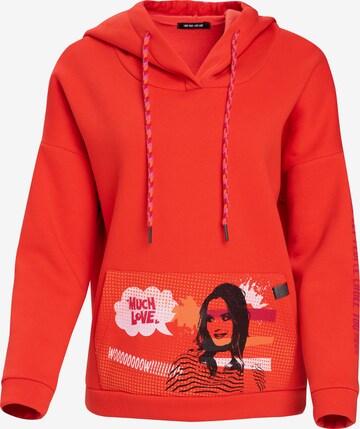 KALITE look Sweatshirt in Orange: front