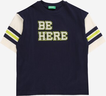 UNITED COLORS OF BENETTON Shirts i blå: forside