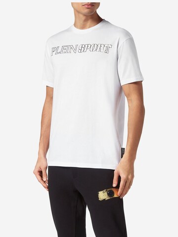T-Shirt 'Tiger' Plein Sport en blanc