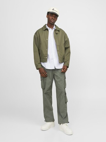 JACK & JONES Regular Cargo Pants in Green