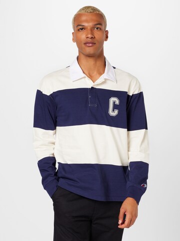 Champion Authentic Athletic Apparel - Camisa em azul: frente