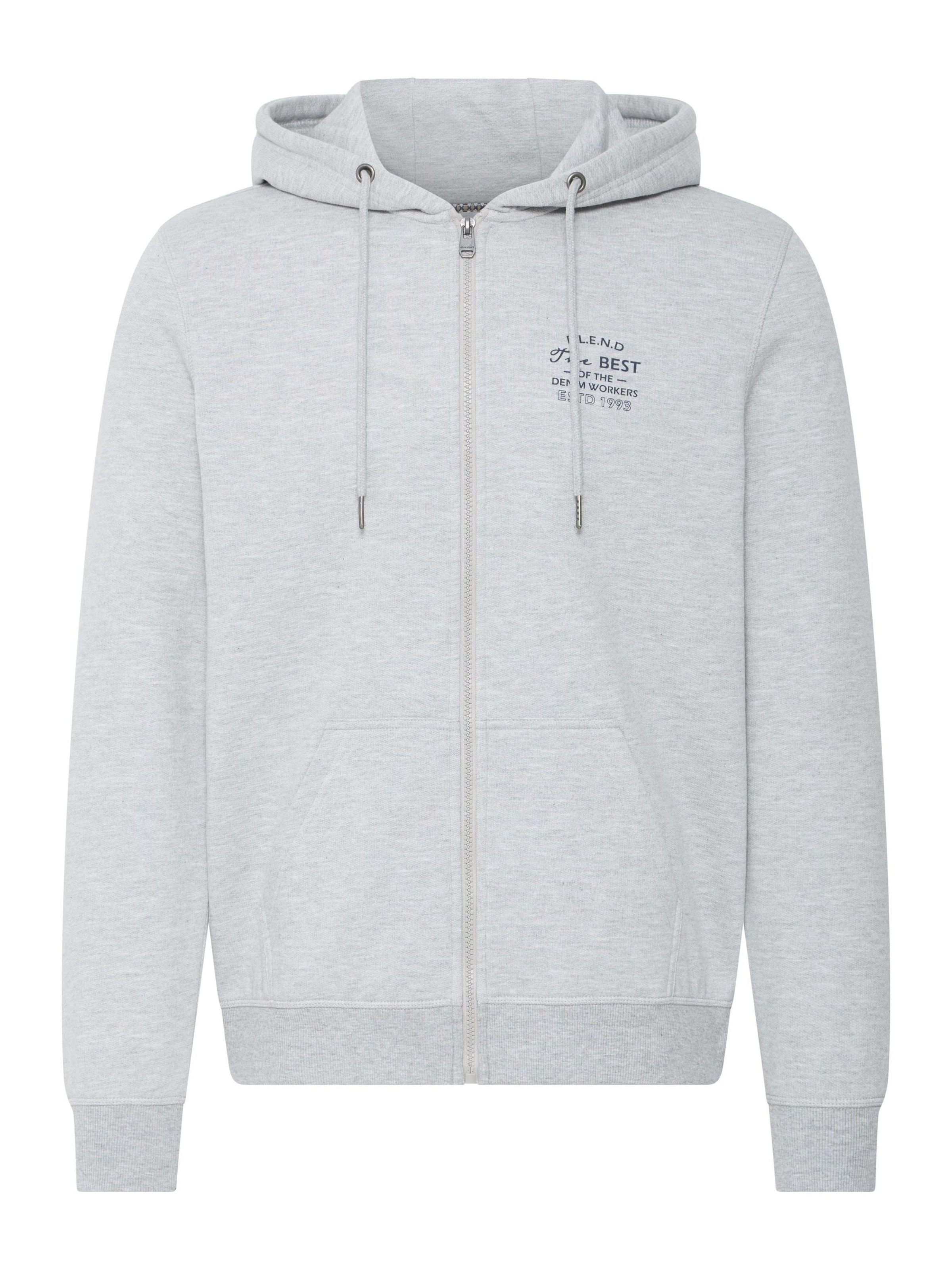 Veste de survêtement ' BHBest ' BLEND en gris : devant