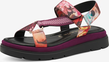 Tamaris Wandelsandalen in Roze: voorkant