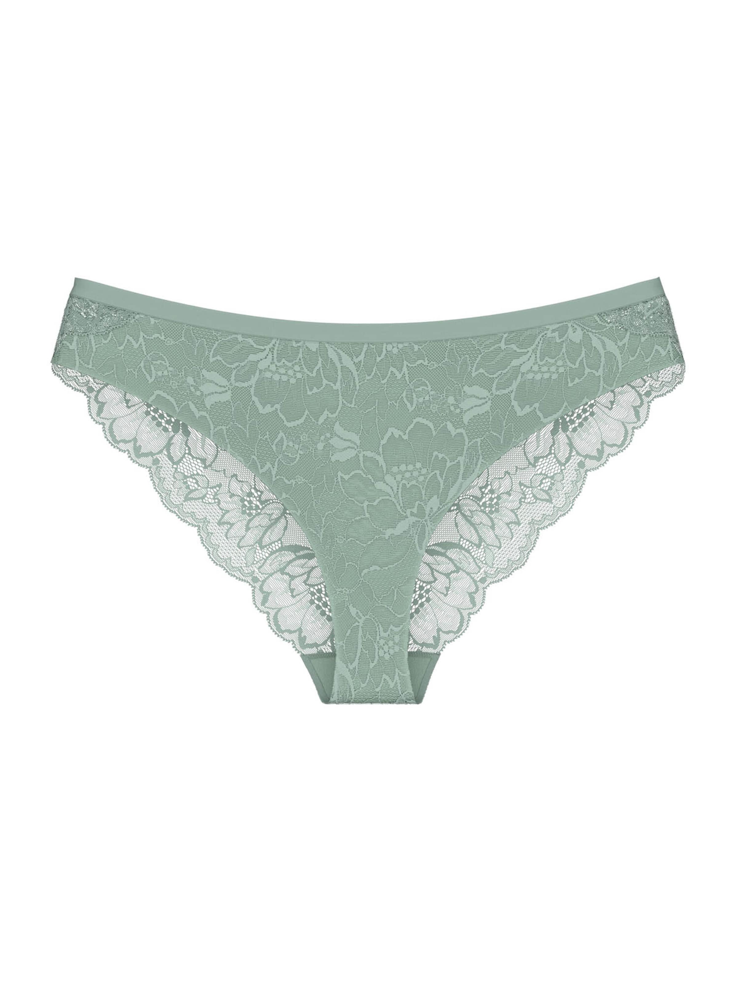 Slip ' Amourette Charm Brazilian ' TRIUMPH en bleu : devant