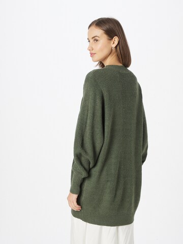 ICHI Knit Cardigan in Green