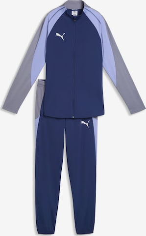 PUMA Trainingspak in Blauw: voorkant