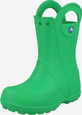 Bottes en caoutchouc 'Handle It' Crocs en vert : devant