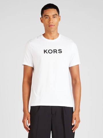 Michael Kors قميص بلون أبيض: الأمام
