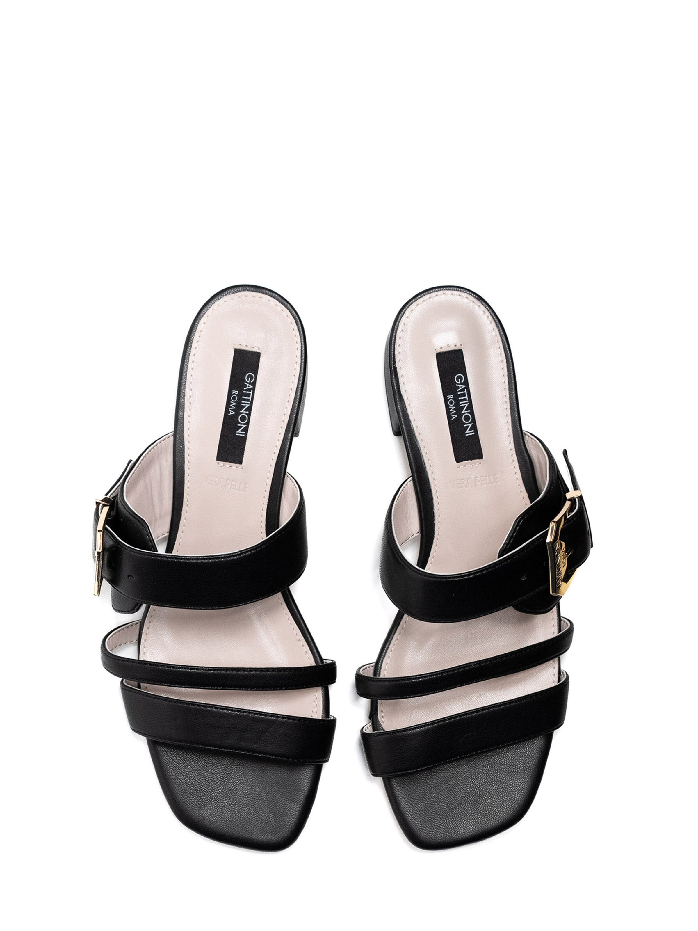 Sandalo di Gattinoni in nero