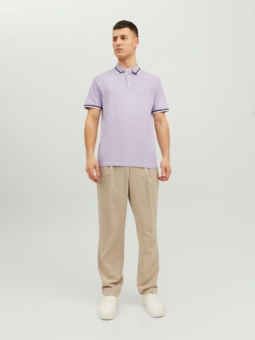 JACK & JONES Shirt 'Paulos' in Purple