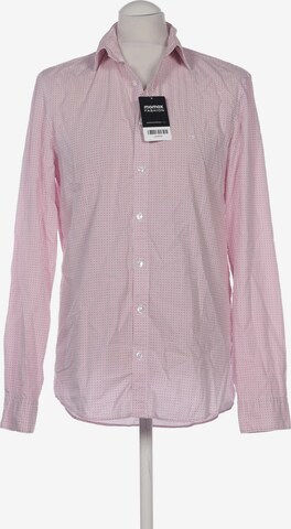 Calvin Klein Button Up Shirt in M in Pink: front