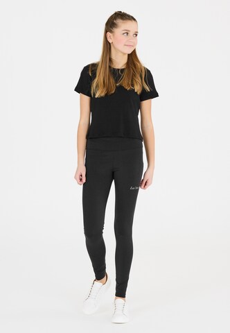 Les'Arcs Slimfit Tights 'Aderler' in Schwarz