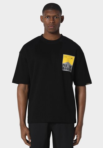 T-Shirt 'Wrapper' Pas De Monaco en noir