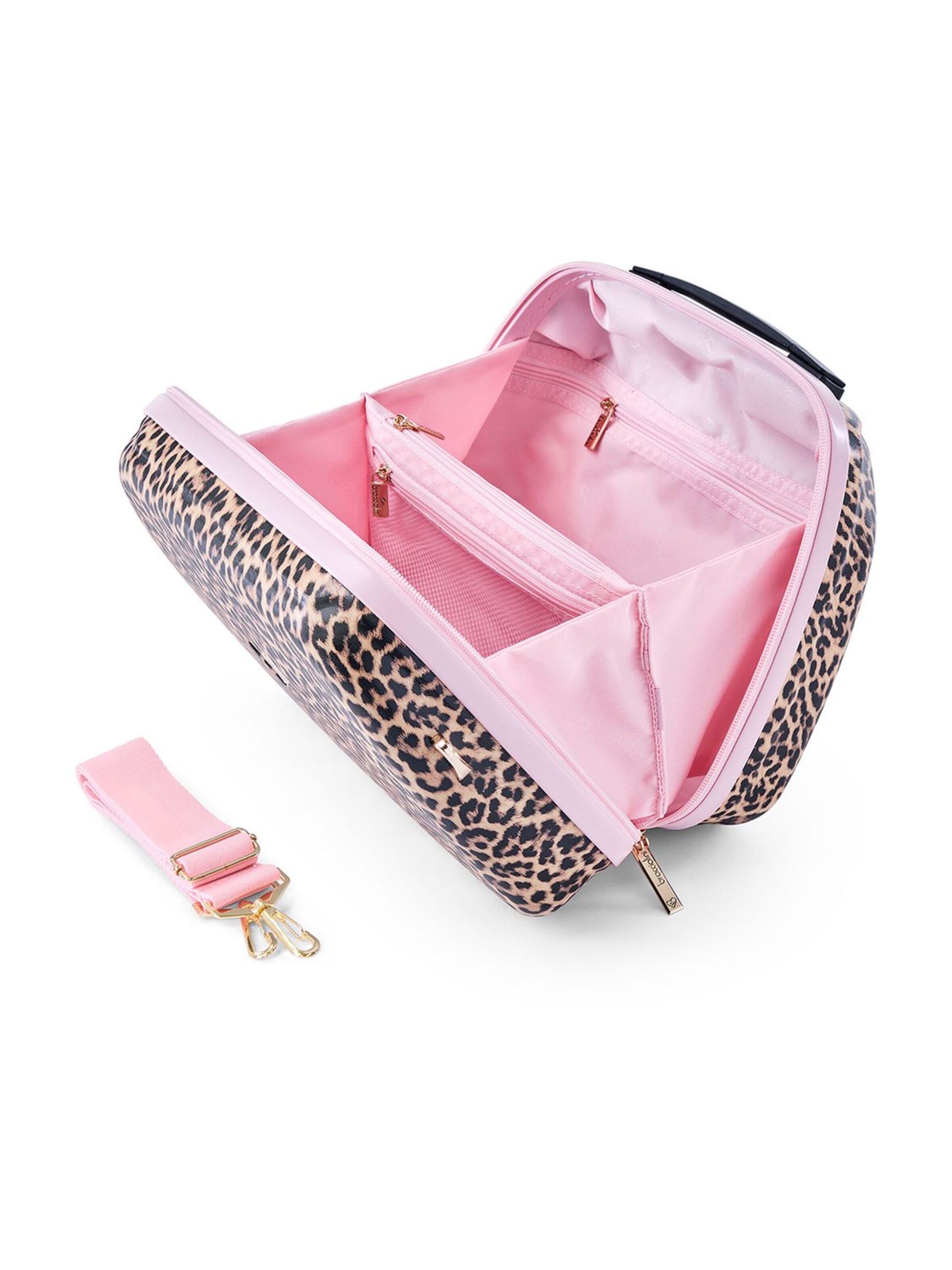 Trousse de maquillage 'Ariel' Braccialini en marron