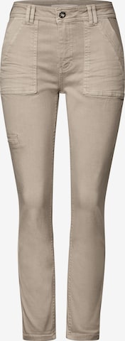 STREET ONE Skinny Jeans in Beige: Vorderseite