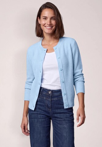 CECIL Knit Cardigan in Blue: front