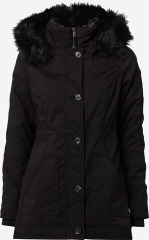 HOLLISTER Winter Jacket in Black: front