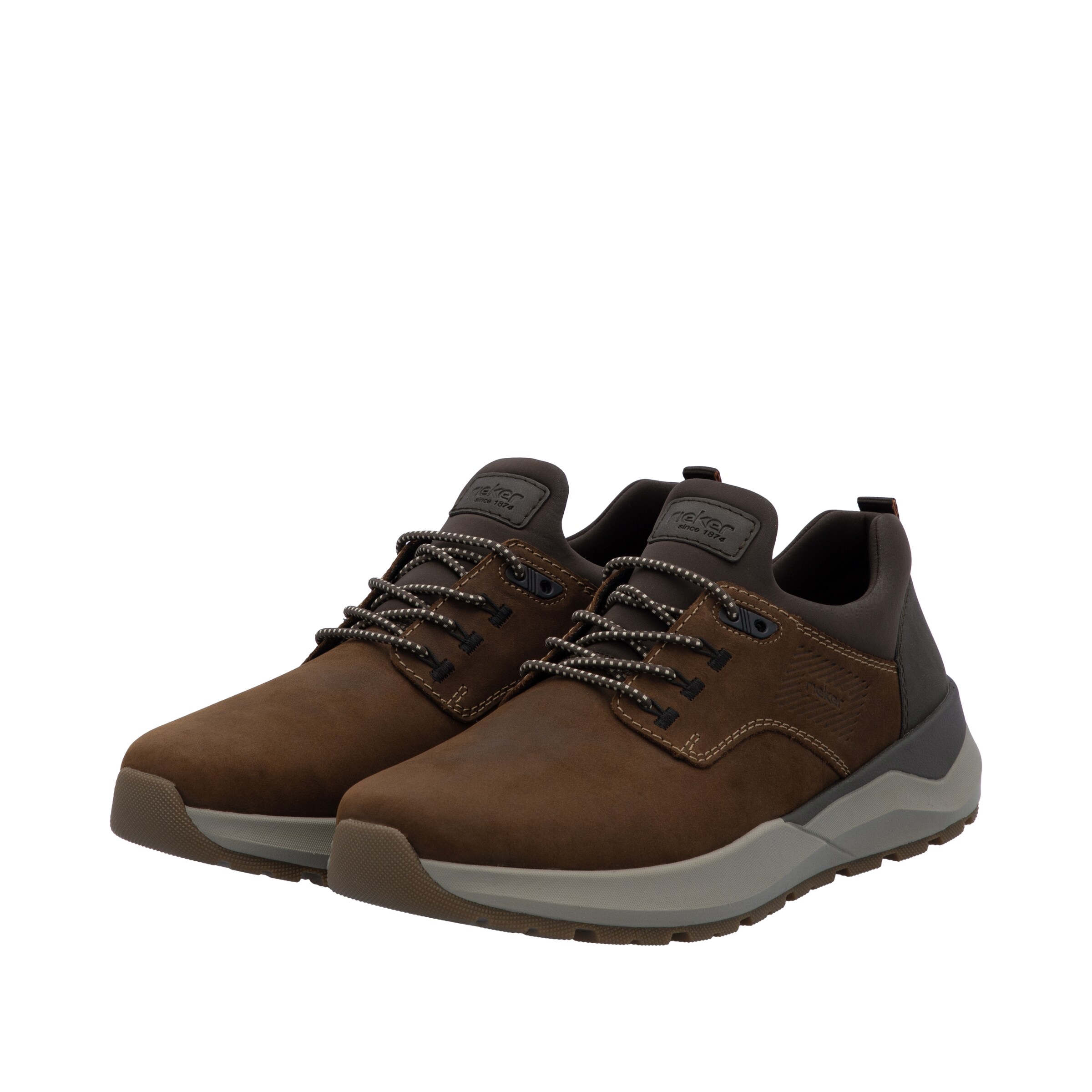 Rieker Athletic Lace-Up Shoes in Brown