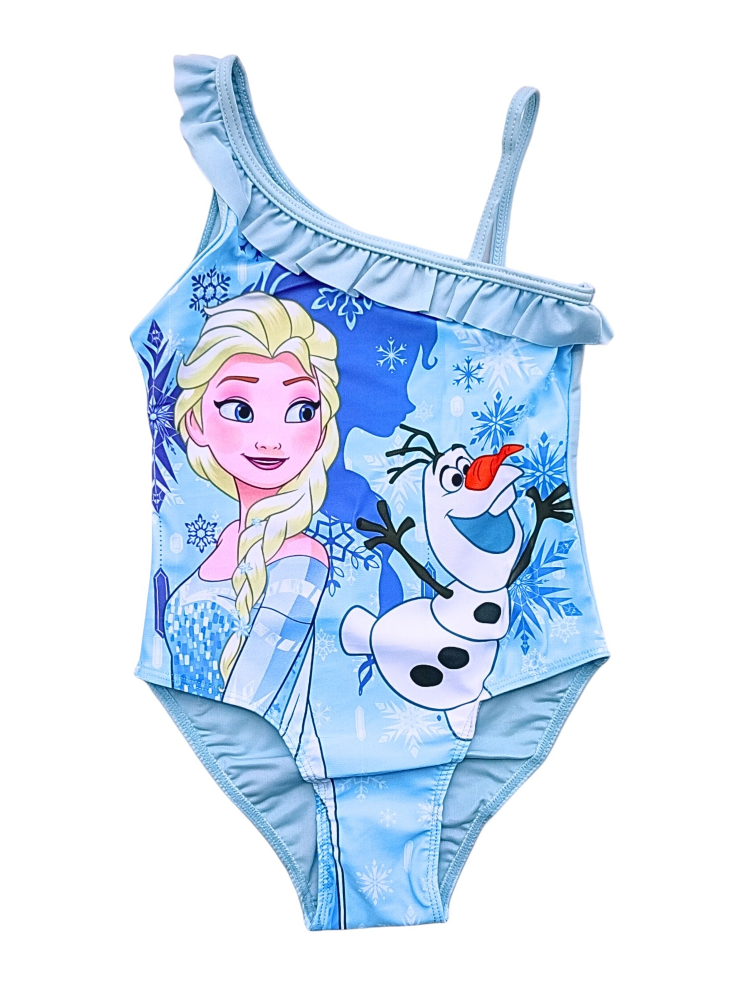 Disney Frozen Badeanzug‌ in Blau: Vorderseite