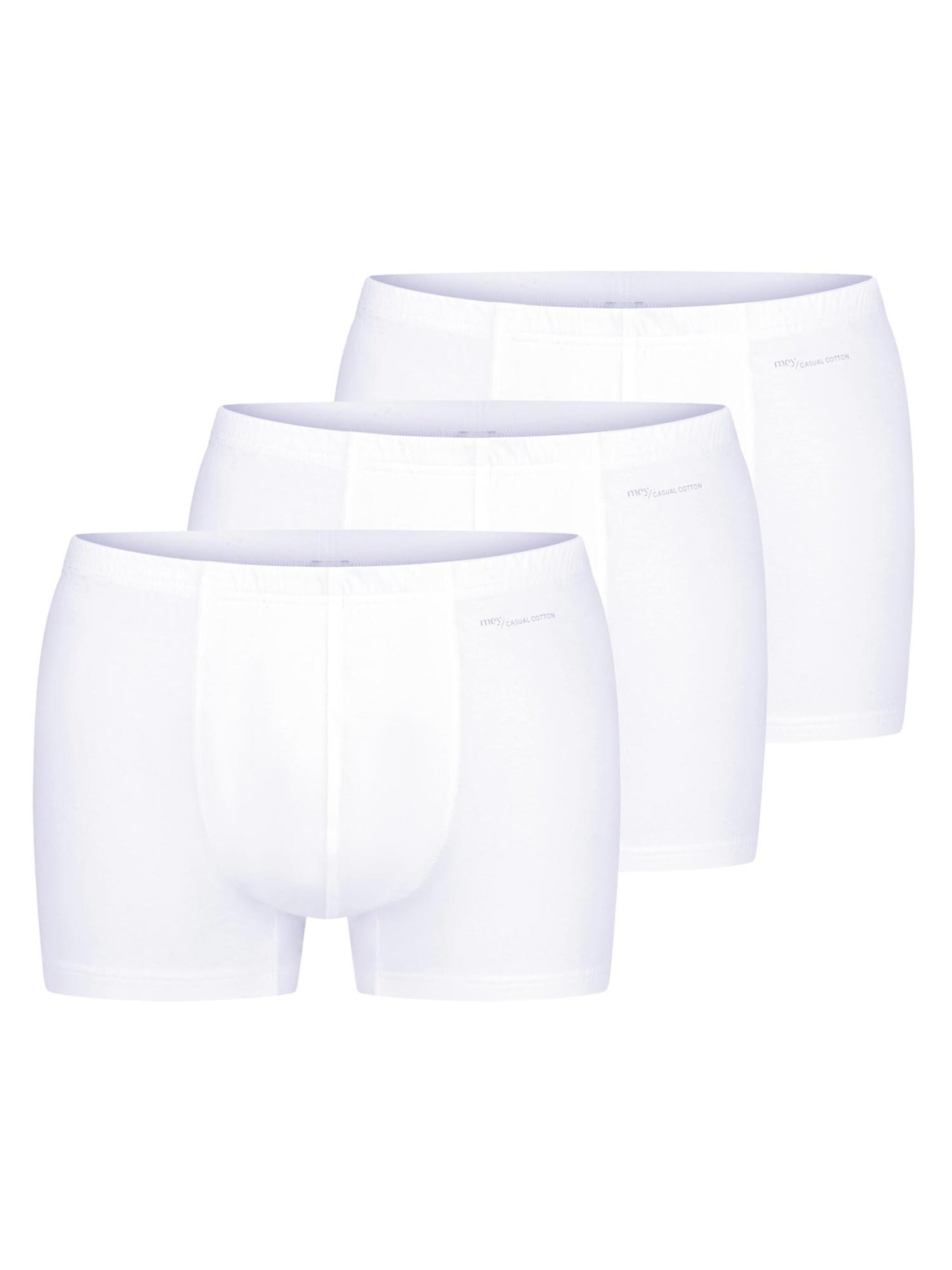 Mey Boxer shorts 'Casual Cotton' in White: front