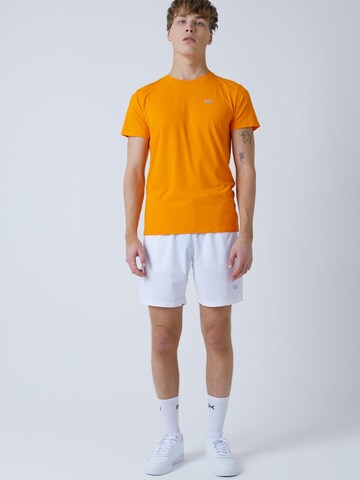 SPORTKIND Performance Shirt 'Rundhals' in Orange: front
