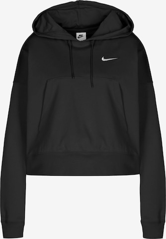 Nike Sportswear Mikina 'Swoosh' – černá: přední strana