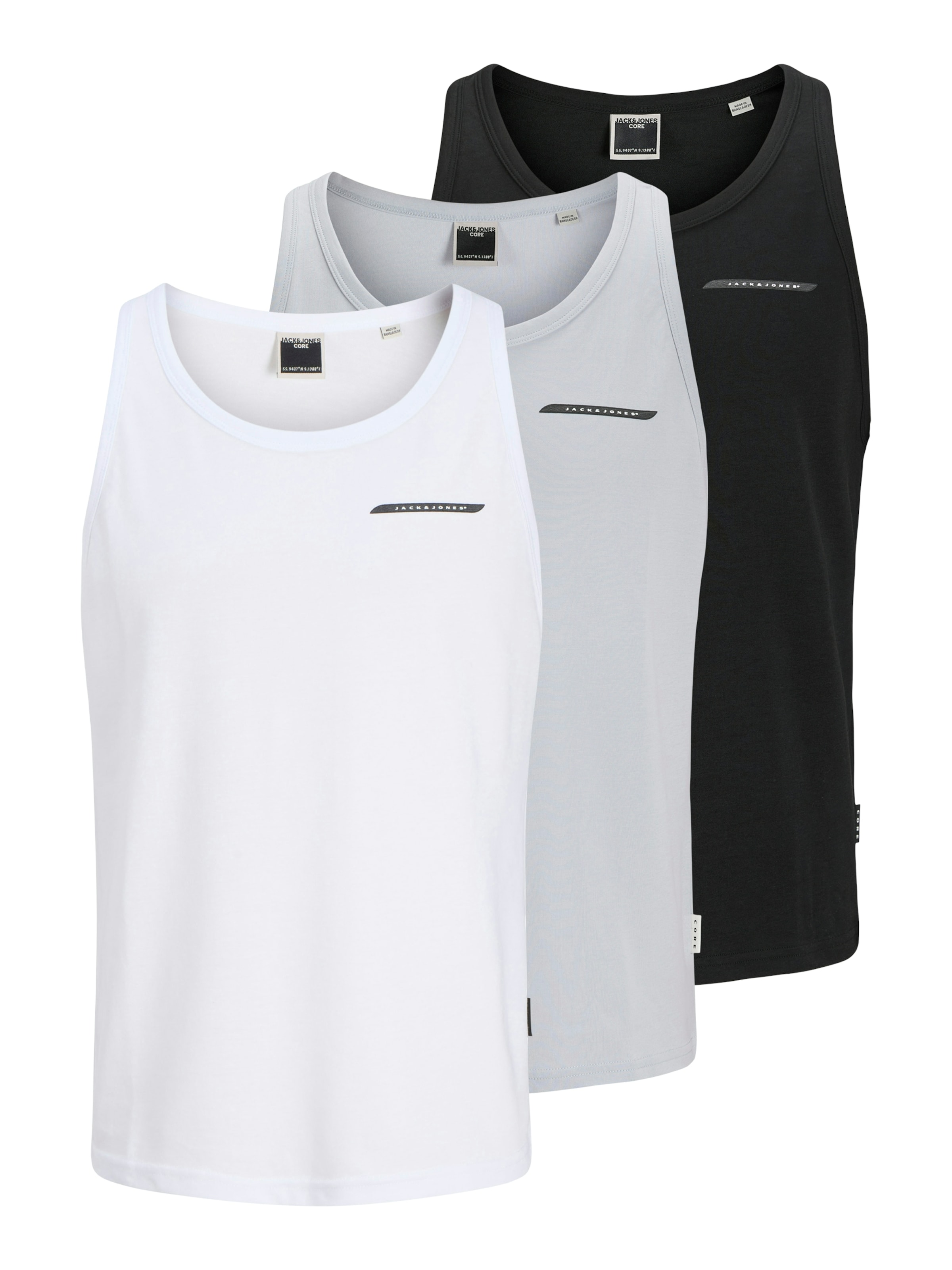 Maglietta 'JCOFUSION' di JACK & JONES in bianco: frontale