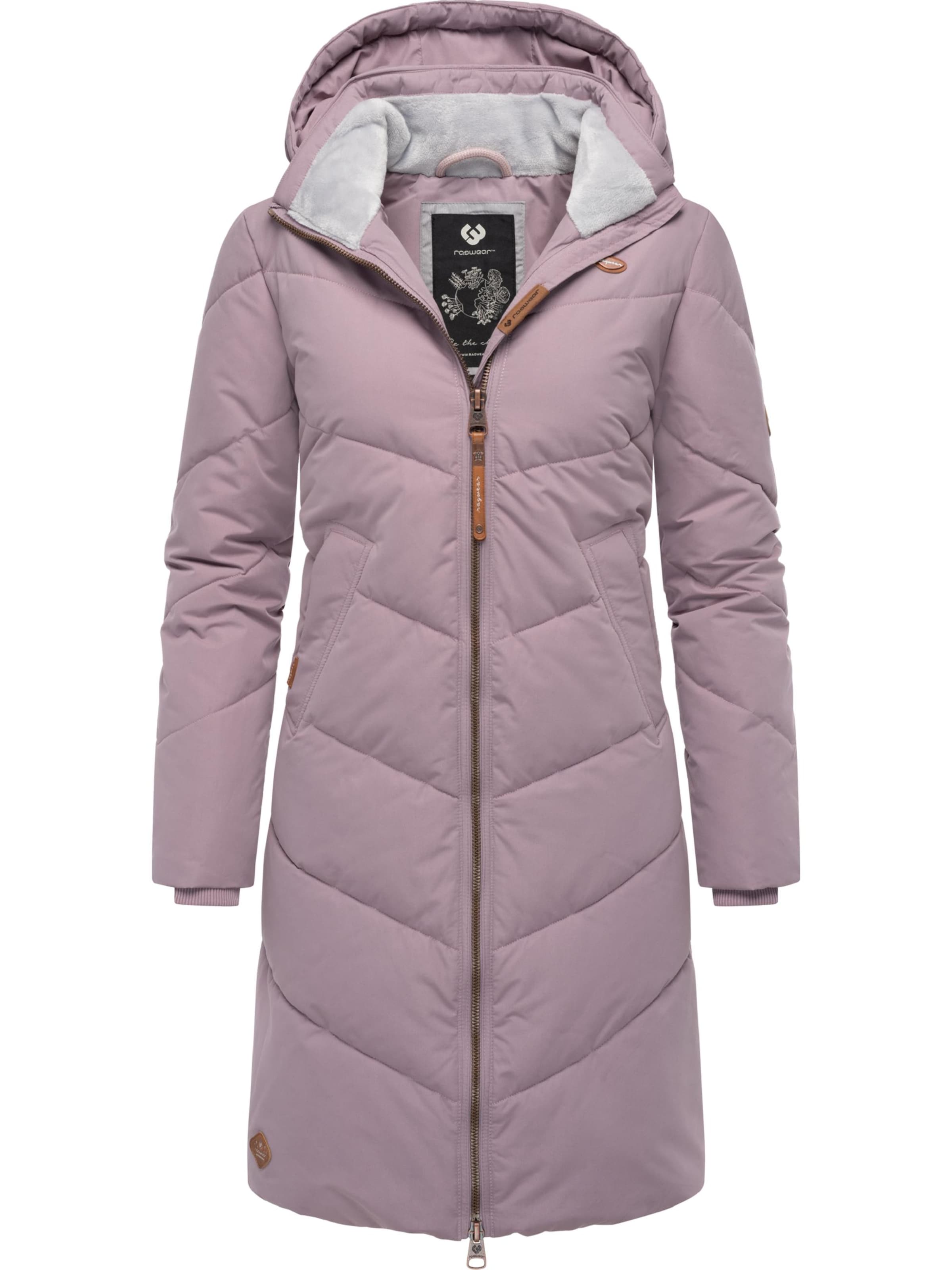 Ragwear Зимнее пальто 'Rebelka' в Лиловый: спереди