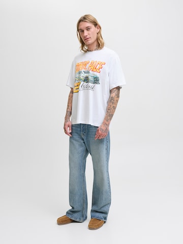 JACK & JONES Póló 'JORFORMULA GALLERY' - fehér