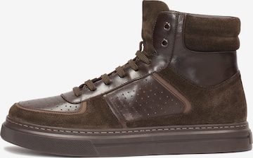 Kazar Sneakers high i brun: forside