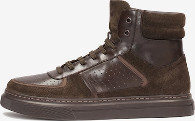 Kazar Zapatillas deportivas altas en marrón / marrón oscuro, Vista del producto