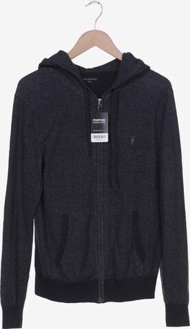 AllSaints Sweatshirt & Zip-Up Hoodie in S in Blue: front