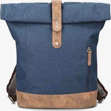 ZWEI Backpack 'Olli' in Blue: front