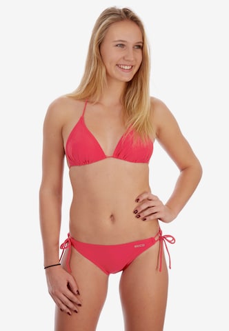 BECO the world of aquasports Triangle Bikini in Red: front