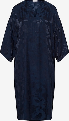 Hanro Nachthemd ' Valene ' in Blauw: voorkant