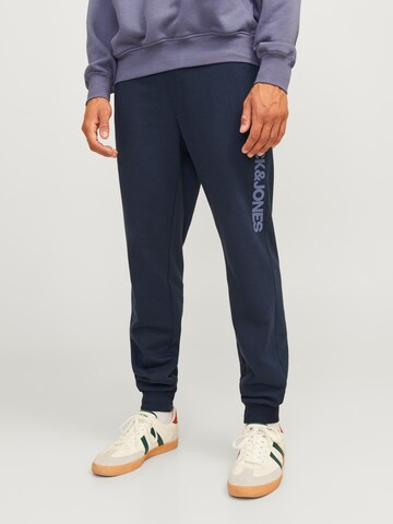 JACK & JONES Tapered Broek 'JJGORDON ALVIS' in Blauw: voorkant