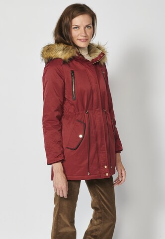 KOROSHI Between-seasons parka in Red