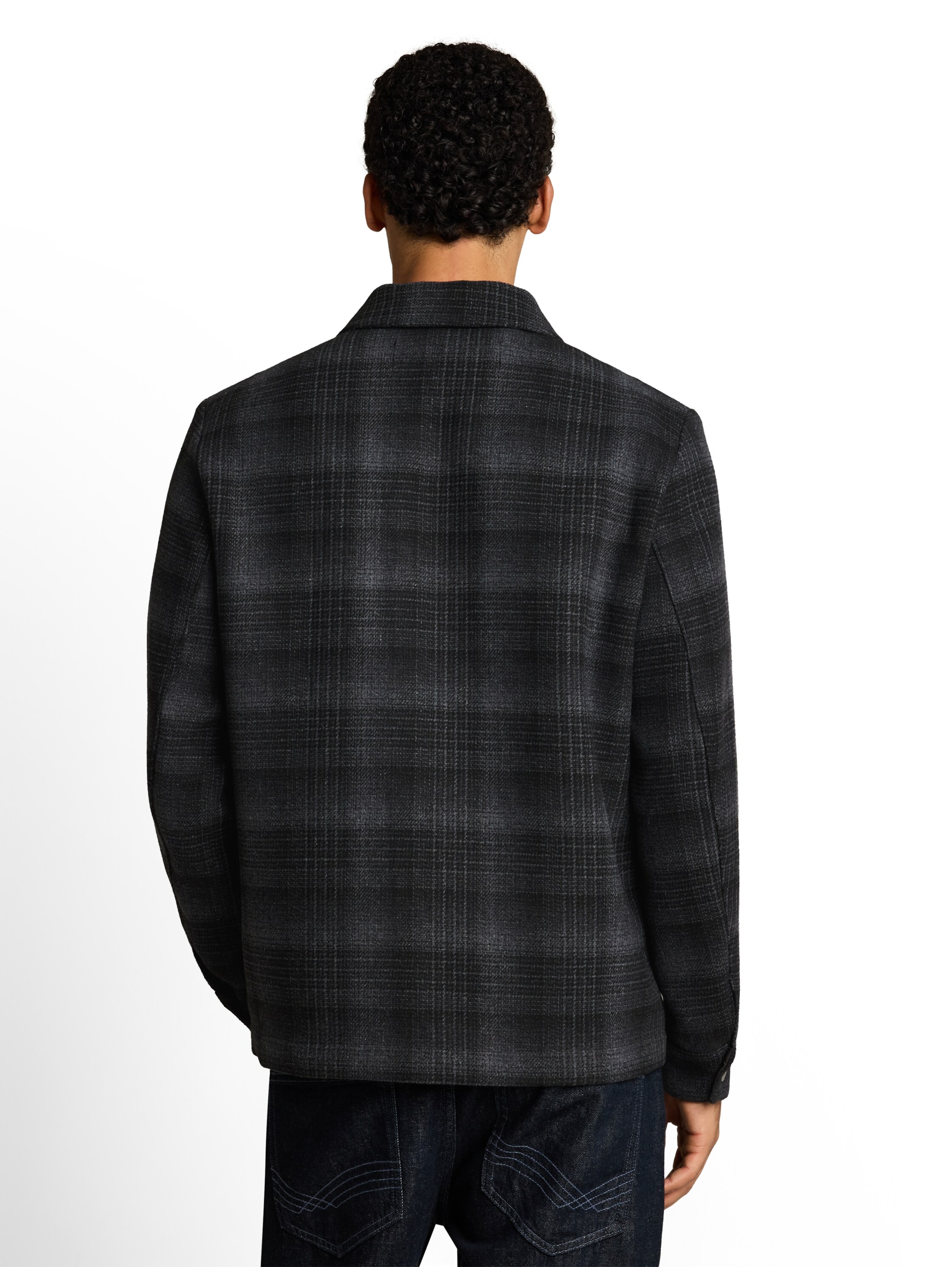 TOM TAILOR DENIM Jacke in Schwarz