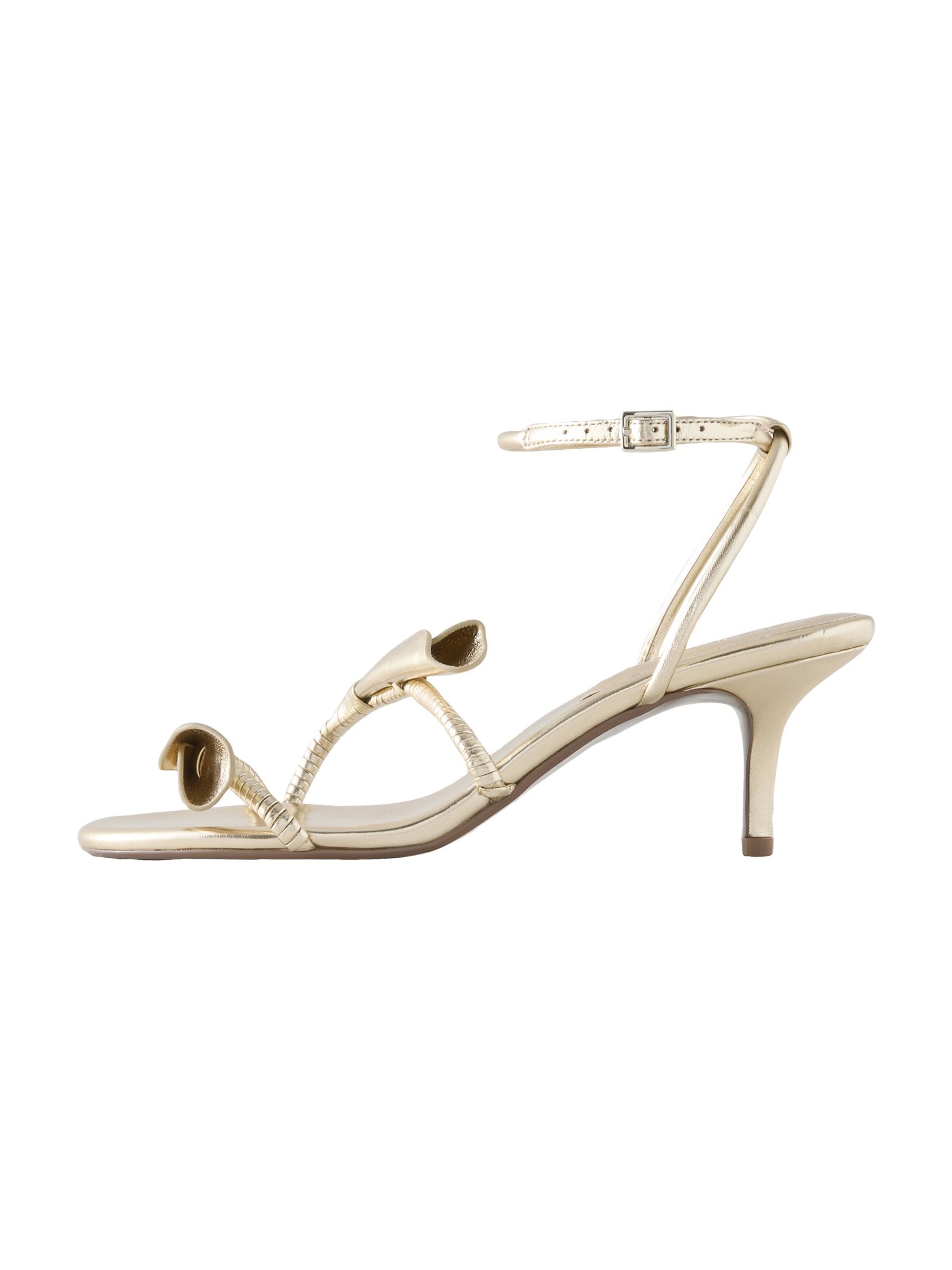 Sandalo con cinturino 'Forever Comfort' di Next in oro: frontale
