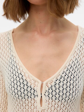VERO MODA Strikkjole 'AWEmma' i beige