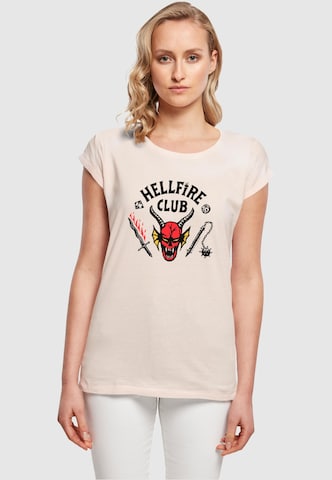 T-shirt ABSOLUTE CULT en rose : devant