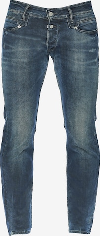 Le Temps Des Cerises Slimfit Jeans '700/11' in Blauw: voorkant