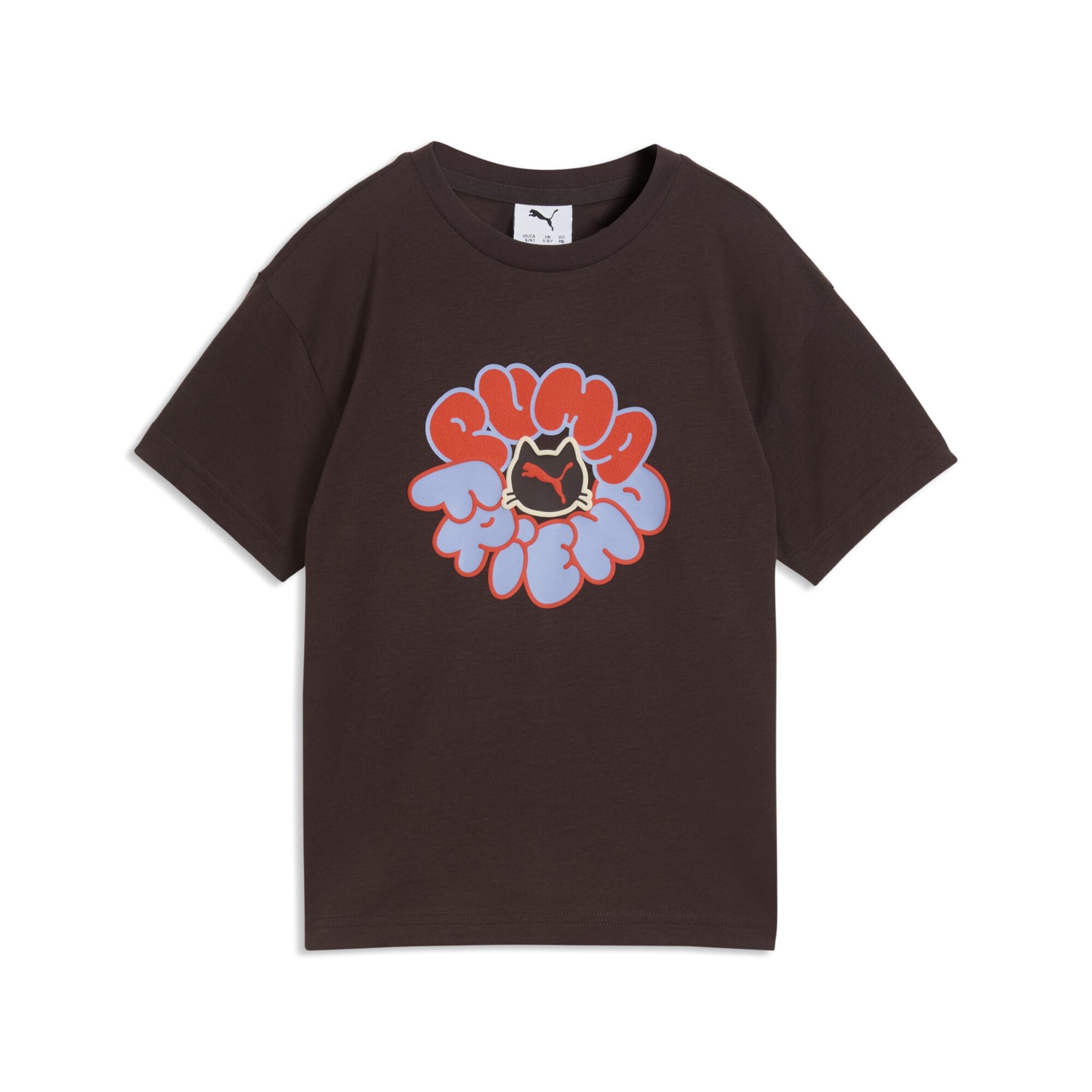 T-Shirt fonctionnel PUMA en marron : devant