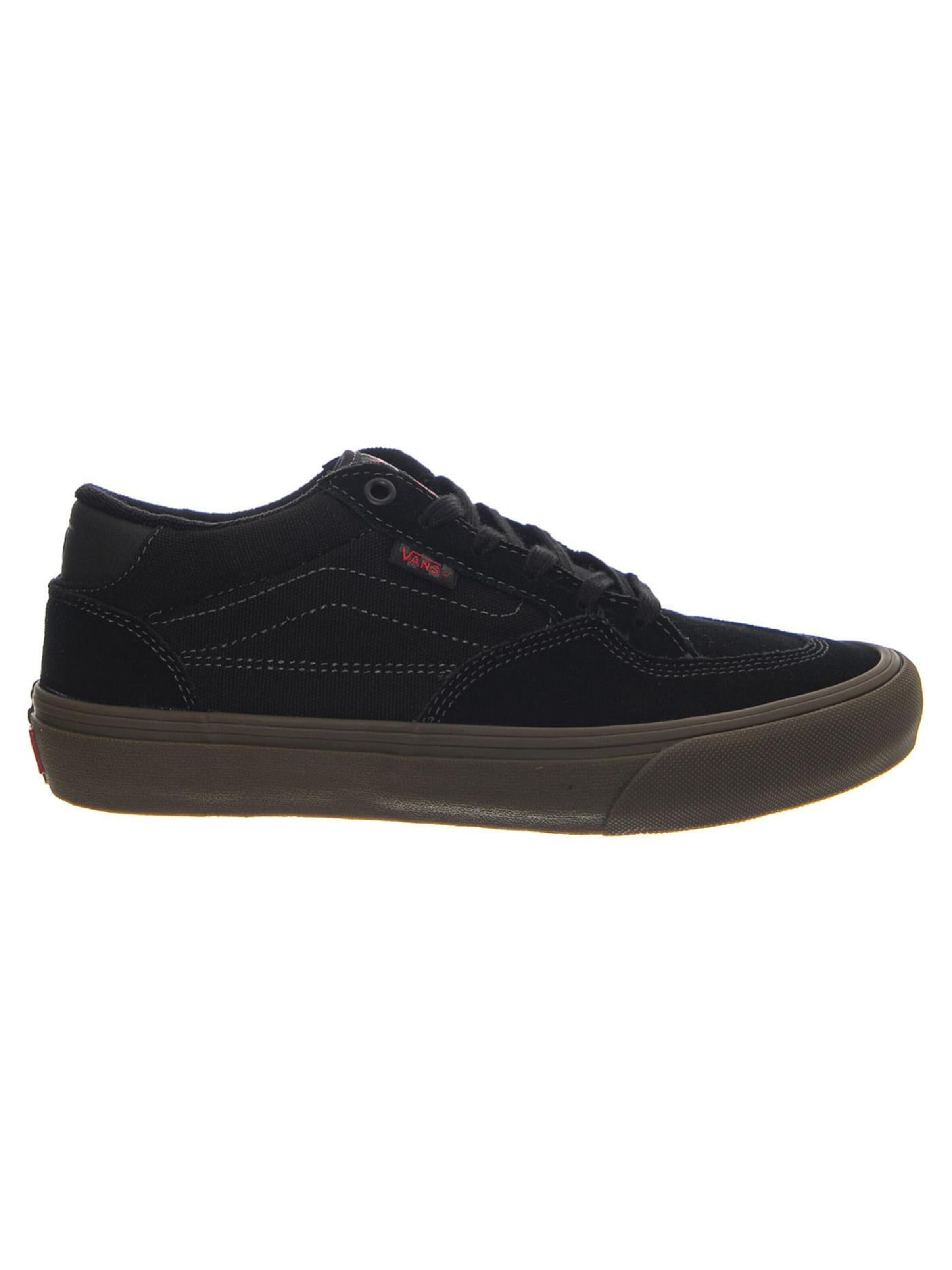 VANS Sneakers laag 'Skate Rowan Black/Dark Gum -- Black Lace-Up Shoes Men's' in Zwart: voorkant