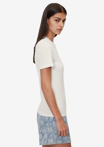 Marc O'Polo DENIM T-Shirt 'Kangol' in Weiß