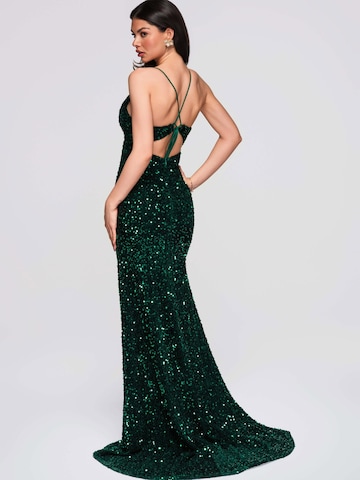 Ombre Abendkleid‌‌‌ in Grün